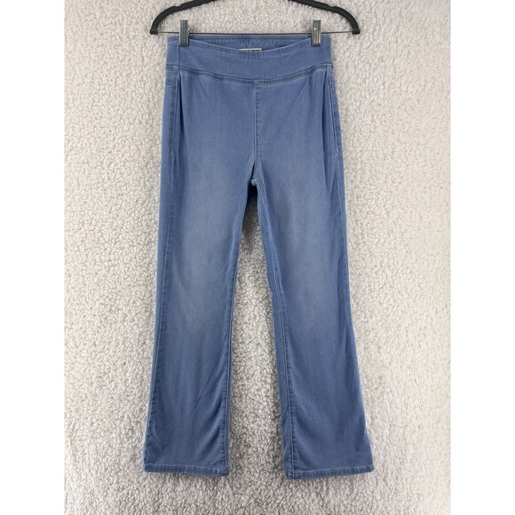 We The Free Pants Women's Size XS Blue In My Feelings Cropped Slim Flare Boho - Picture 1 of 11